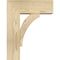 Ekena Millwork Thorton Block Rough Sawn Bracket w/ Offset Brace, Douglas Fir, 6"W x 14"D x 18"H BKT0604X14X18THR05RDF - alternate 2